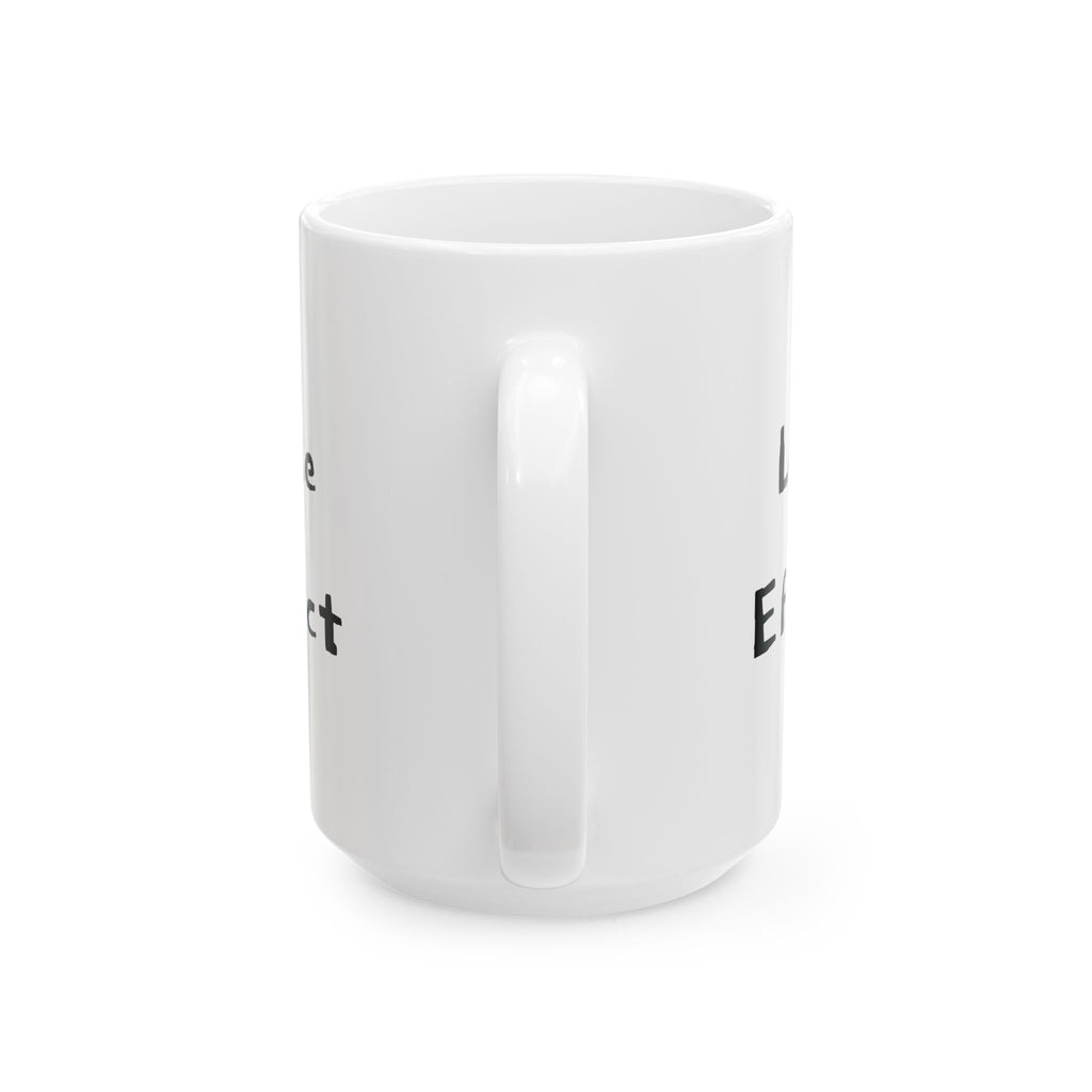 Lake Effect Mug | White Ceramic Coffee Cup, Winter Weather Design
